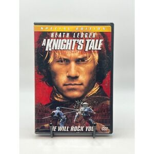 A Knights Tale Special Edition DVD 2001 Heath Ledger Action Adventure Movie